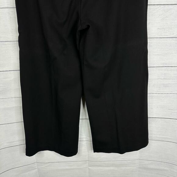 Eileen Fisher Womens size XS Wide Leg Crop Pant Black System Minimalist - Picture 6 of 8